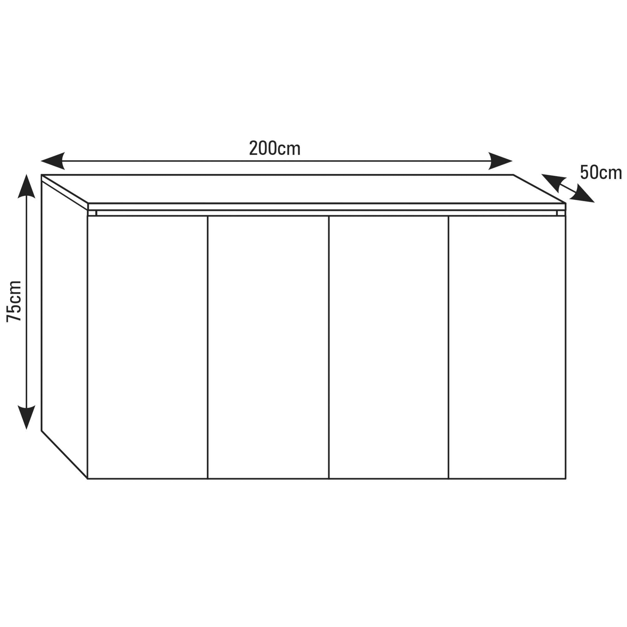 MUEBLE 600L 2000x500mm