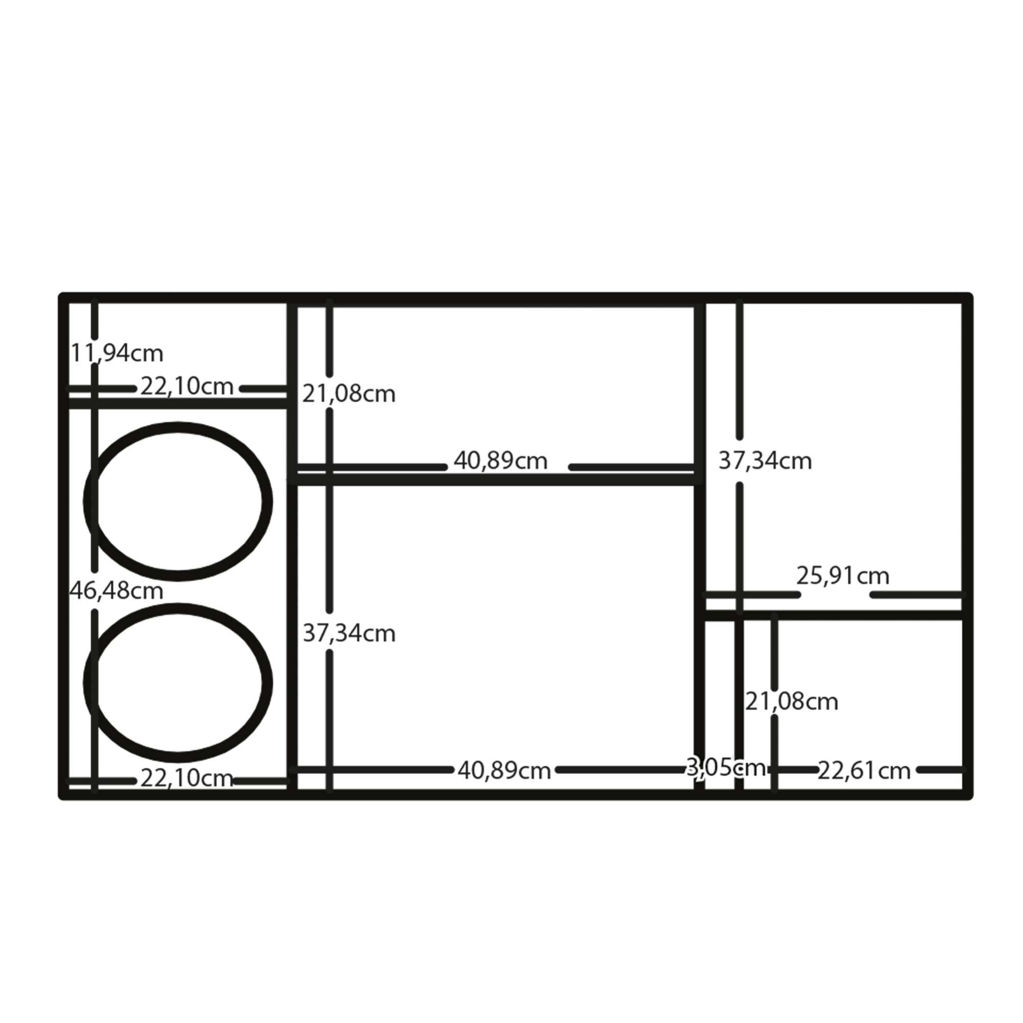 Sump 90 AQUA OCEAN 90x45x40cm