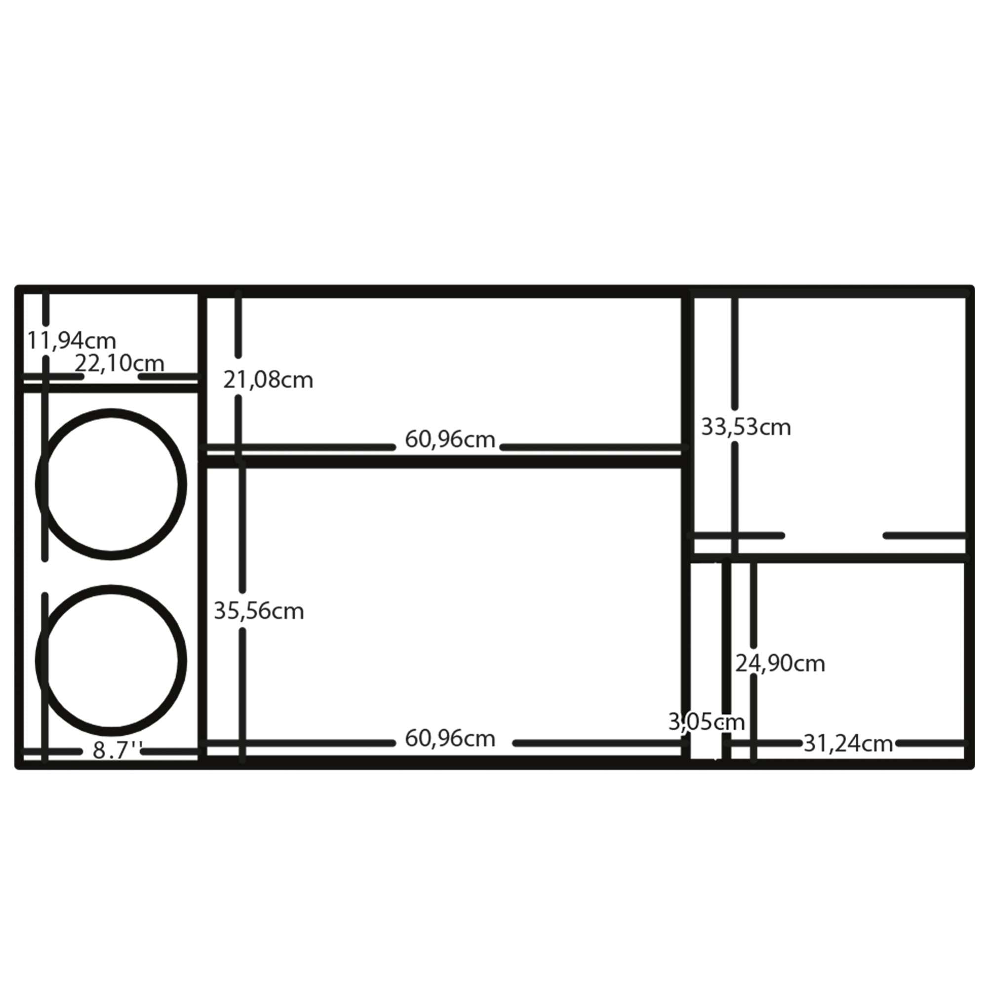 Sump 120 AQUA OCEAN 120*60*40cm