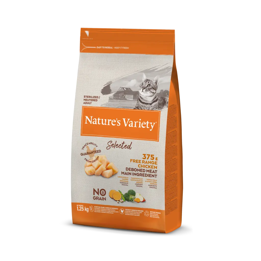 NATURE'S VARIETY SELECTED GATO - ADULTO ESTERILIZADO POLLO