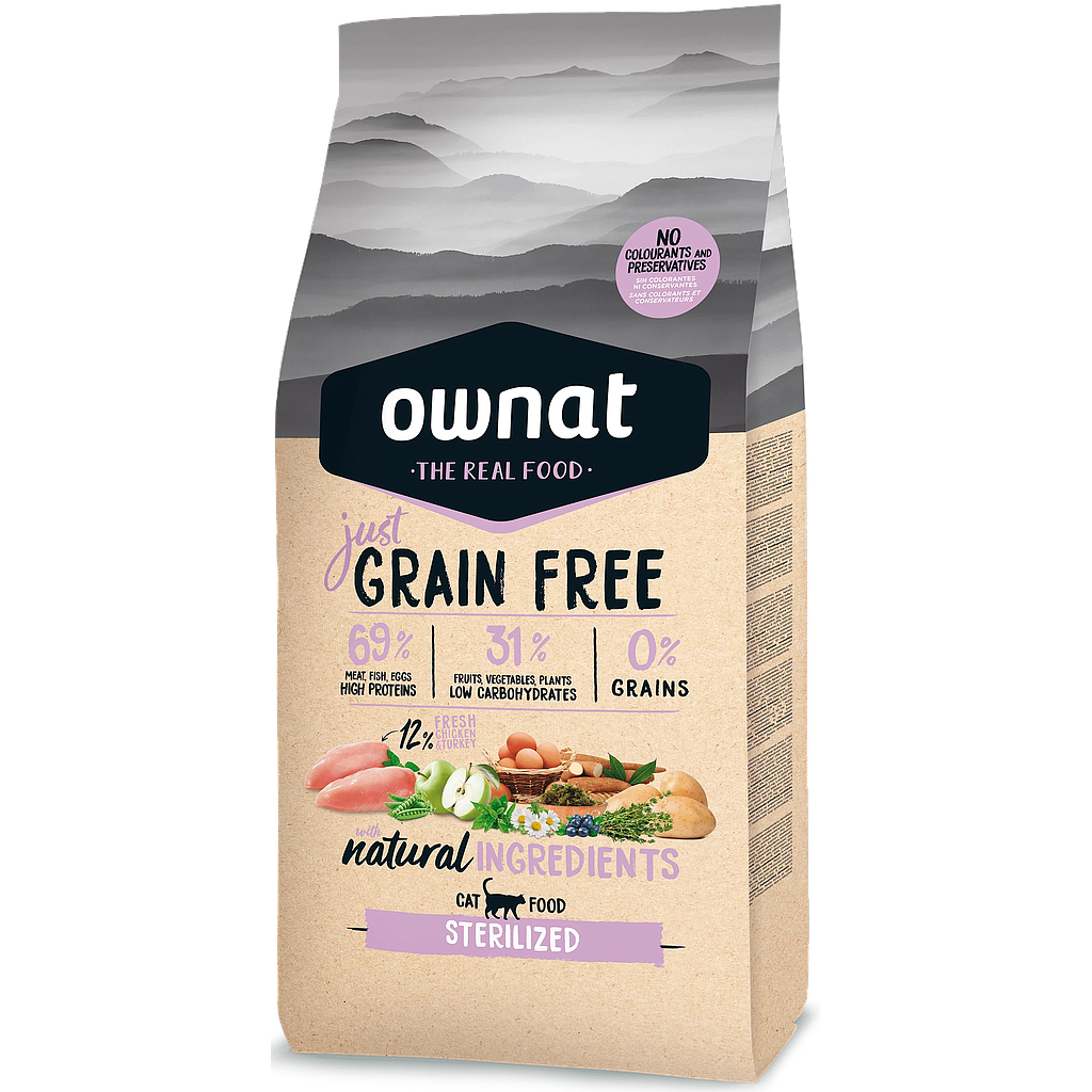 OWNAT CAT JUST GRAIN FREE STERILIZED