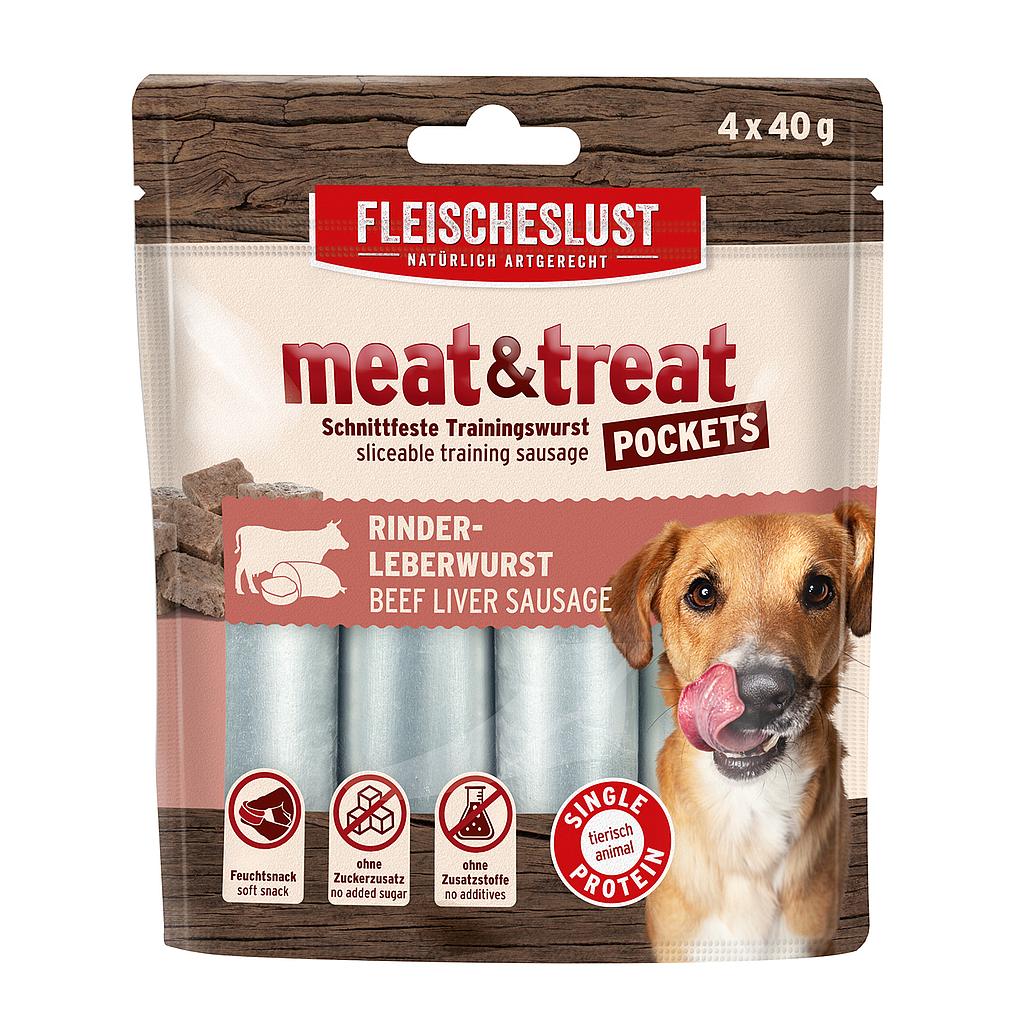 Salchicha Perro Hígado de Ternera, MEATLOVE,80g