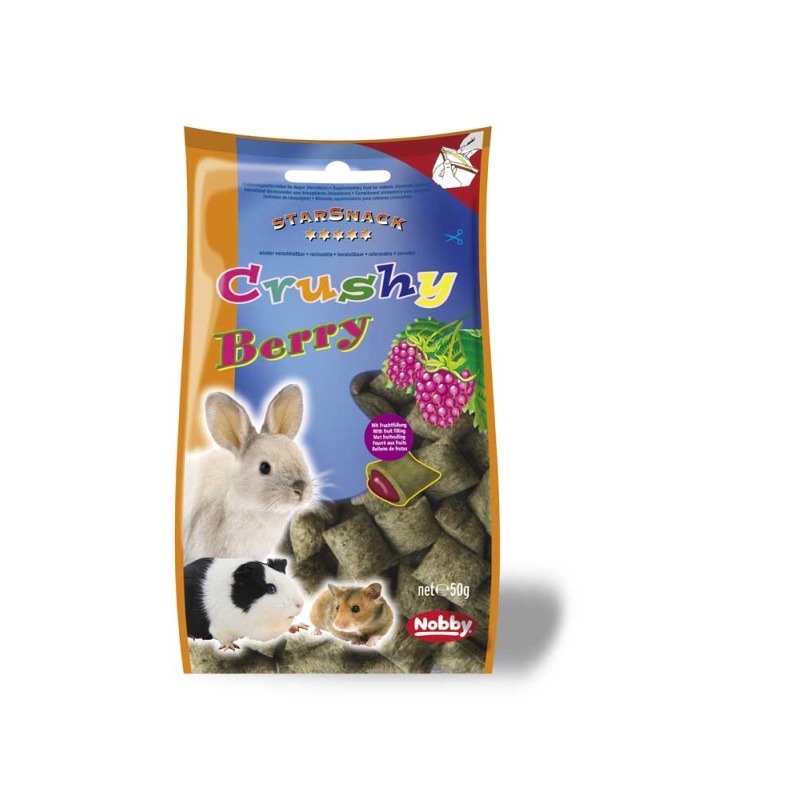 SNACKS ROEDORES CRUJIENTE BAYA 50GR NOBBY