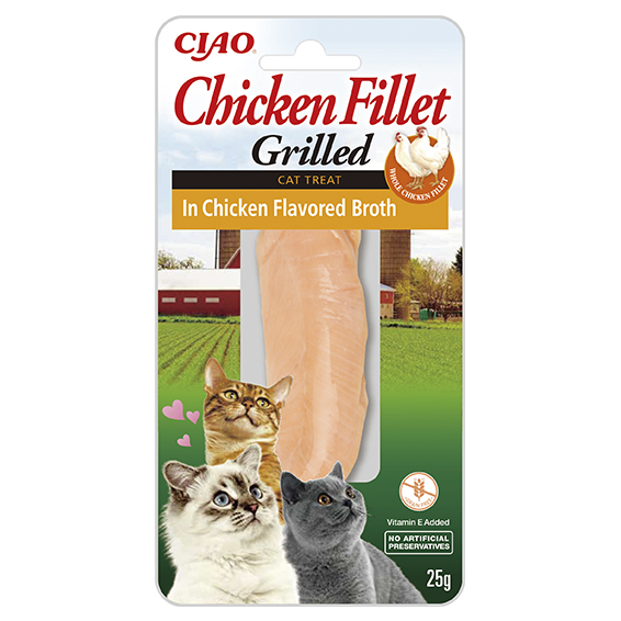 Churu Filete de Pollo con Caldo para Gatos