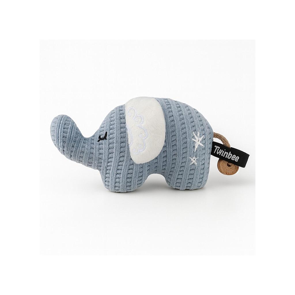 Twinbee - Pequeño elefante para gatos.  12 × 7,6 × 9,5 cm