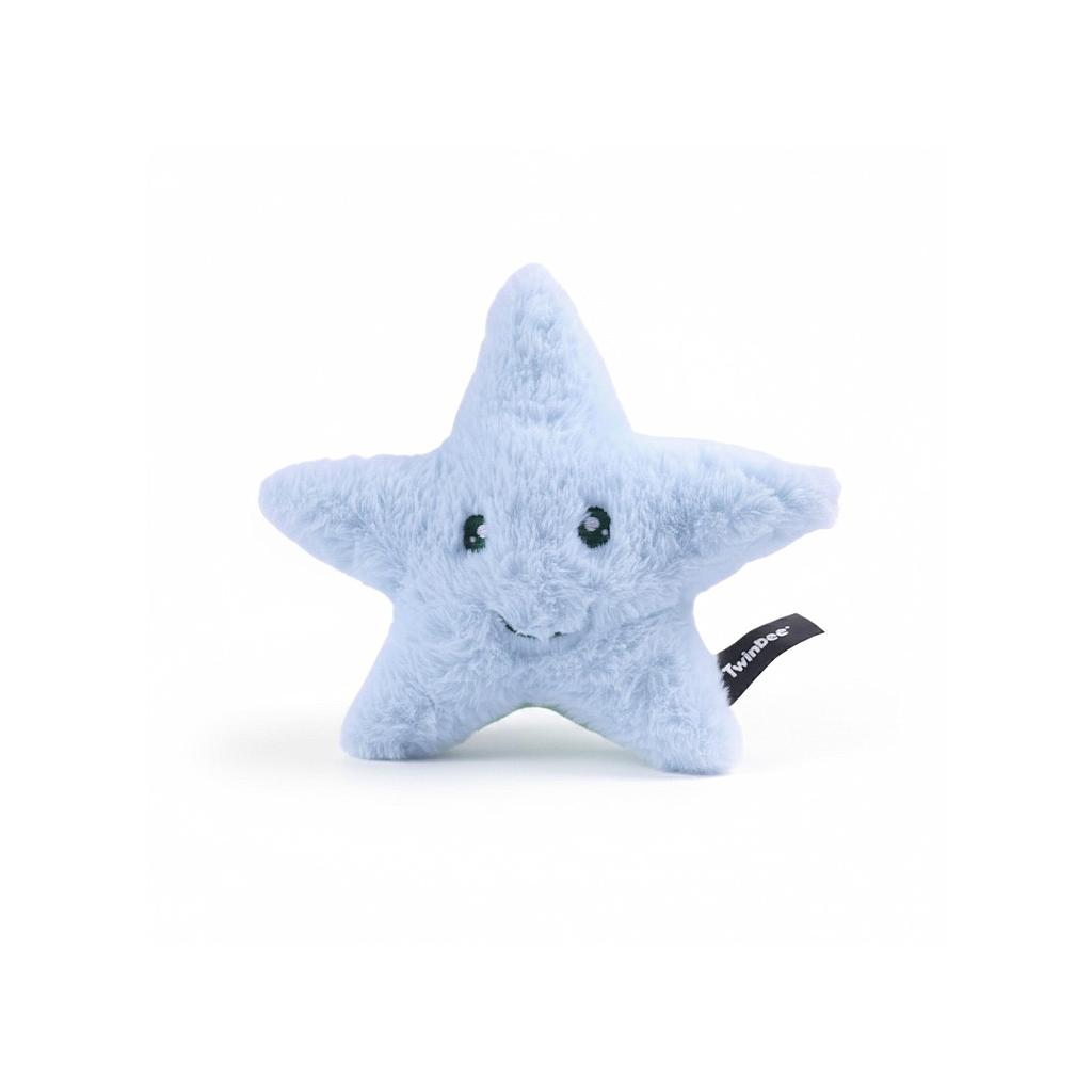 Twinbee Peluche Estrella de mar azul suave con sonido. 20cm.