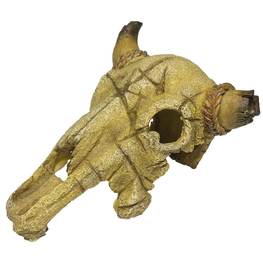 Ornamento con un cráneo de toro 24,01x15,51x17,51cm