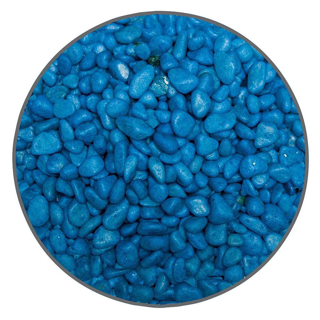 Grava de COLORES CLÁSICAS azul 7mm